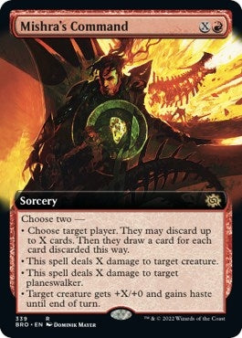 Image for Mishra's Command (Extended Art) (339) (BRO) - Magic: The Gathering