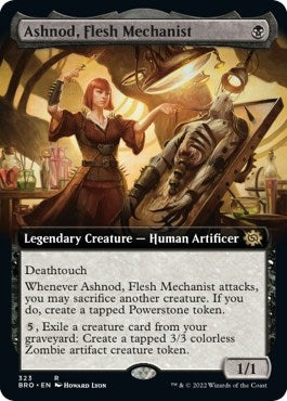 Image for Ashnod, Flesh Mechanist (Extended Art) (323) (BRO) - Magic: The Gathering