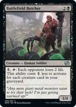 Image for Battlefield Butcher (86) (BRO) - Magic: The Gathering
