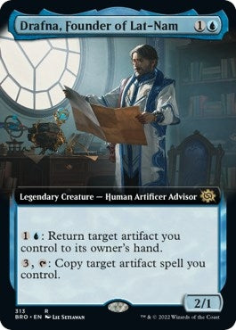 Image for Drafna, Founder of Lat-Nam (Extended Art) (313) (BRO) - Magic: The Gathering
