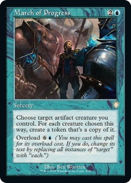 Image for March of Progress (Retro Frame) (8) (BRC) - Magic: The Gathering