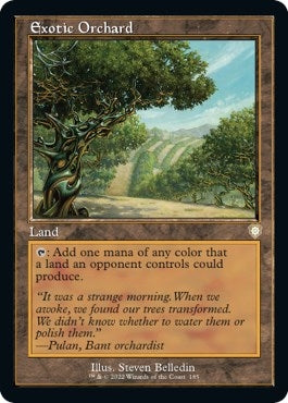 Image for Exotic Orchard (Retro Frame) (185) (BRC) - Magic: The Gathering