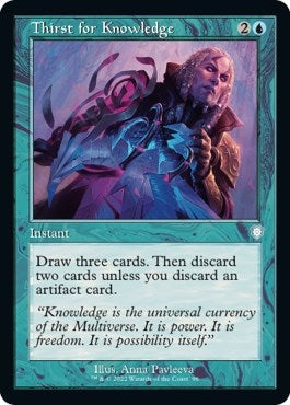 Image for Thirst for Knowledge (Retro Frame) (96) (BRC) - Magic: The Gathering