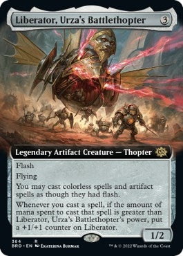 Image for Liberator, Urza's Battlethopter (Extended Art) (364) (BRO) - Magic: The Gathering