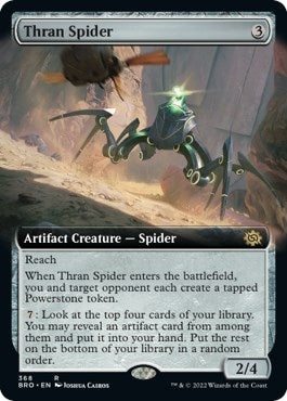 Image for Thran Spider (Extended Art) (368) (BRO) - Magic: The Gathering