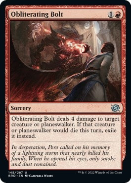 Image for Obliterating Bolt (145) (BRO) - Magic: The Gathering