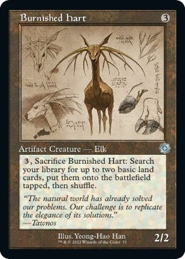 Image for Burnished Hart (Schematic) (71) (BRR) - Magic: The Gathering