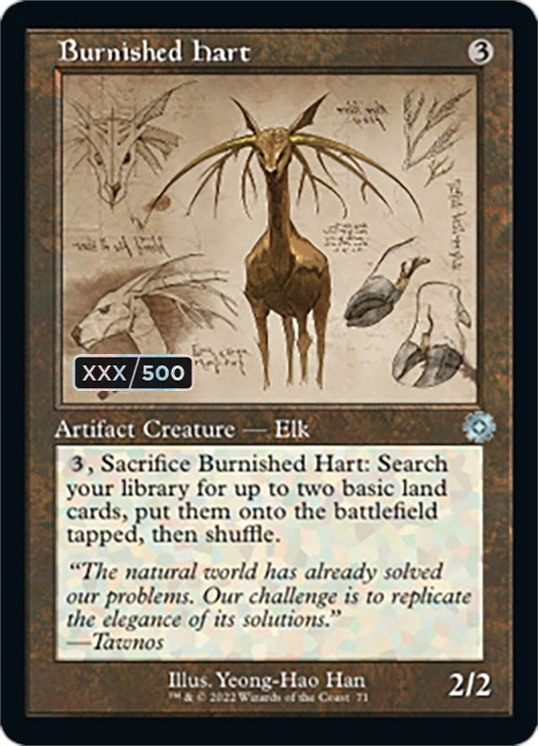 Image for Burnished Hart (Schematic) (Serial Numbered) (71) (BRR) - Magic: The Gathering