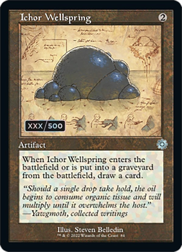 Image for Ichor Wellspring (Schematic) (Serial Numbered) (84) (BRR) - Magic: The Gathering