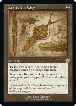 Image for Key to the City (Schematic) (90) (BRR) - Magic: The Gathering
