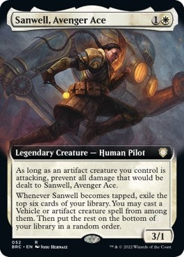 Image for Sanwell, Avenger Ace (Extended Art) (52) (BRC) - Magic: The Gathering