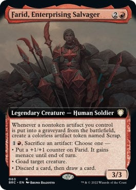 Image for Farid, Enterprising Salvager (Extended Art) (60) (BRC) - Magic: The Gathering