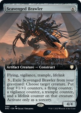Image for Scavenged Brawler (Extended Art) (64) (BRC) - Magic: The Gathering