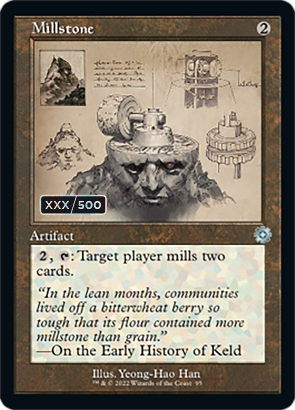 Image for Millstone (Schematic) (Serial Numbered) (95) (BRR) - Magic: The Gathering