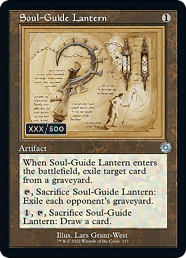 Image for Soul-Guide Lantern (Schematic) (Serial Numbered) (117) (BRR) - Magic: The Gathering