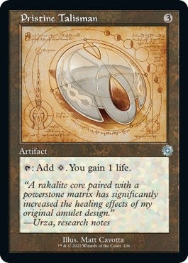 Image for Pristine Talisman (Schematic) (106) (BRR) - Magic: The Gathering