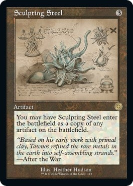 Image for Sculpting Steel (Schematic) (113) (BRR) - Magic: The Gathering