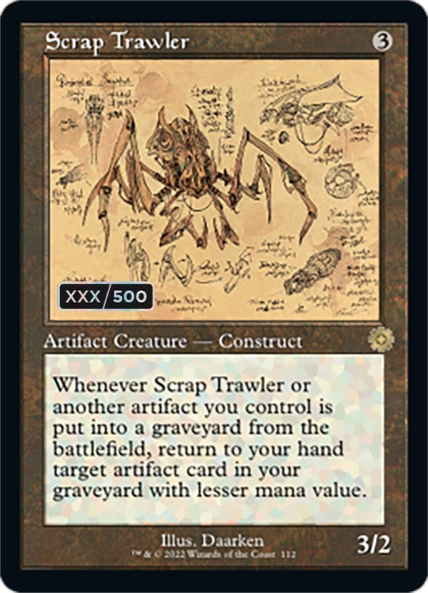 Image for Scrap Trawler (Schematic) (Serial Numbered) (112) (BRR) - Magic: The Gathering