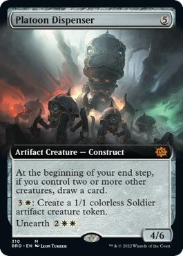 Image for Platoon Dispenser (Extended Art) (310) (BRO) - Magic: The Gathering