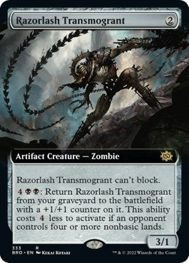 Image for Razorlash Transmogrant (Extended Art) (333) (BRO) - Magic: The Gathering