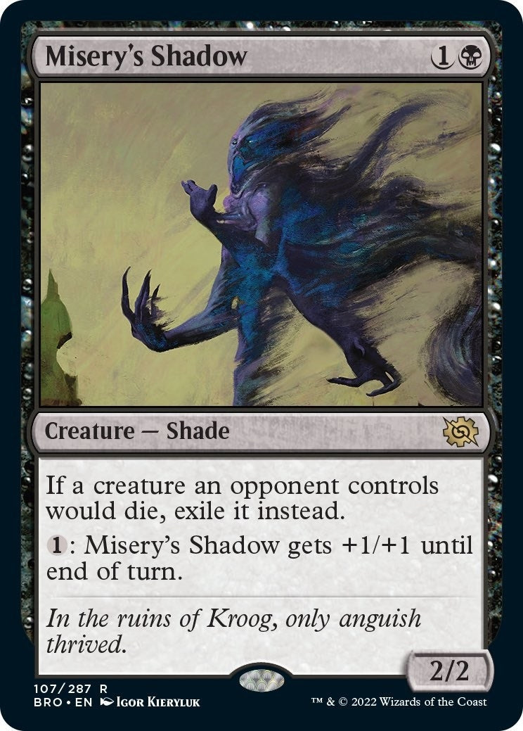 Image for Misery's Shadow (107) (BRO) - Magic: The Gathering