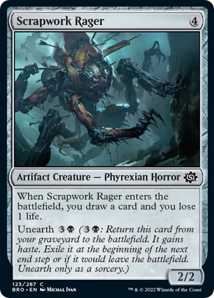 Image for Scrapwork Rager (123) (BRO) - Magic: The Gathering