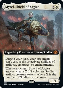 Image for Myrel, Shield of Argive (Extended Art) (305) (BRO) - Magic: The Gathering