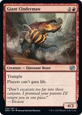 Image for Giant Cindermaw (136) (BRO) - Magic: The Gathering
