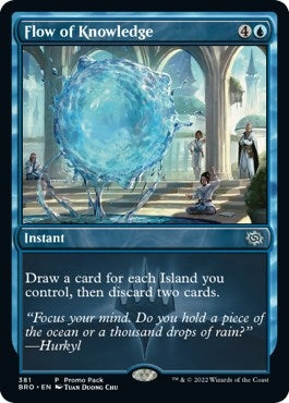 Image for Flow of Knowledge (381) (PPBRO) - Magic: The Gathering