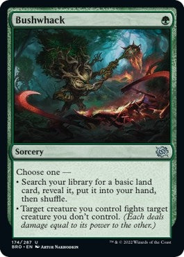 Image for Bushwhack (174) (BRO) - Magic: The Gathering