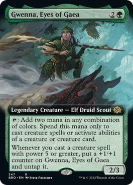 Image for Gwenna, Eyes of Gaea (Extended Art) (347) (BRO) - Magic: The Gathering