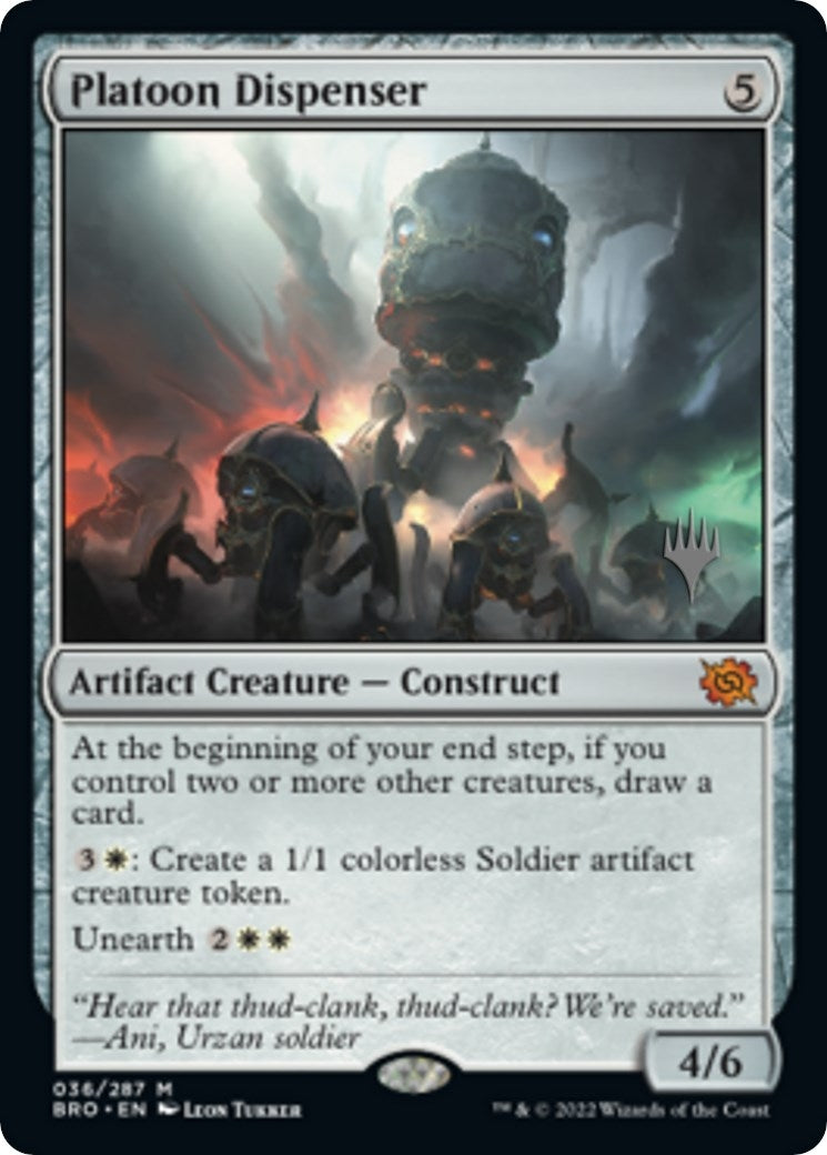 Image for Platoon Dispenser (36) (PPBRO) - Magic: The Gathering