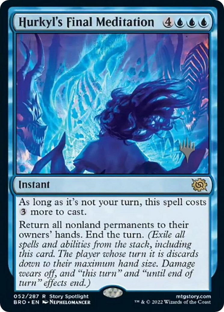 Image for Hurkyl's Final Meditation (52) (PPBRO) - Magic: The Gathering