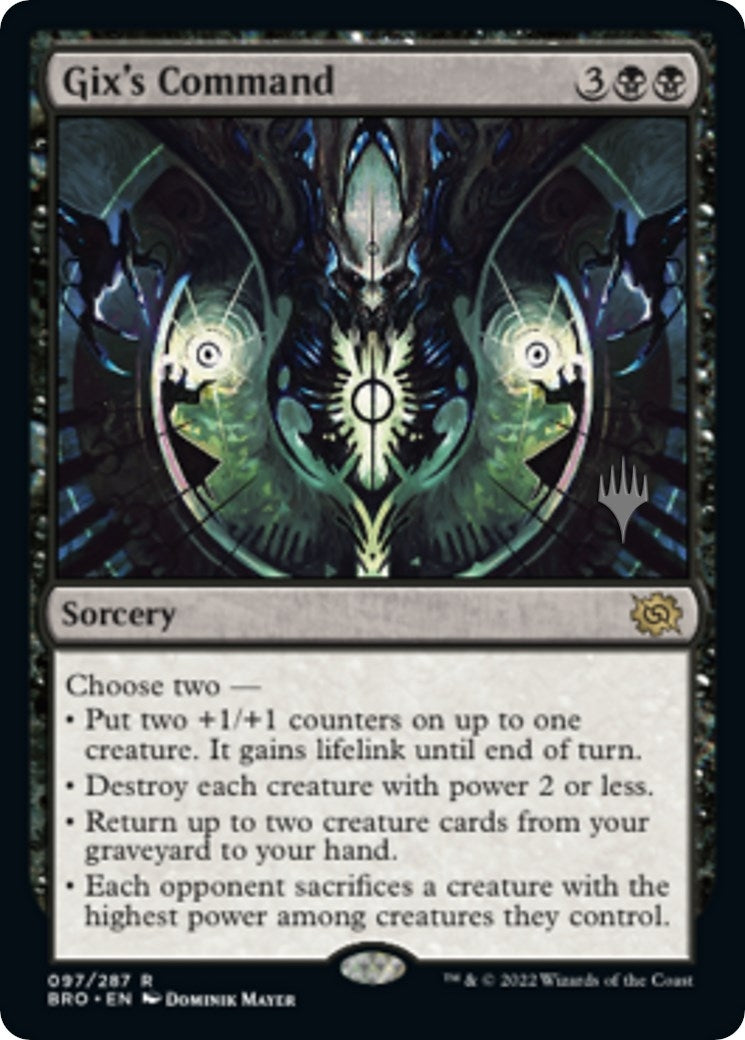 Image for Gix's Command (97) (PPBRO) - Magic: The Gathering