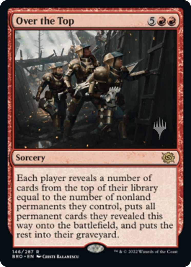 Image for Over the Top (146) (PPBRO) - Magic: The Gathering