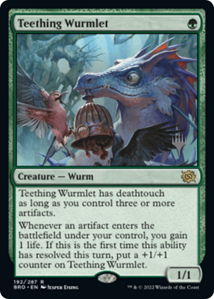 Image for Teething Wurmlet (192) (PPBRO) - Magic: The Gathering