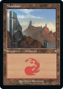 Image for Mountain (36) (Retro Frame) (36) (BRC) - Magic: The Gathering