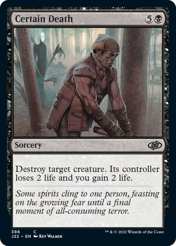 Image for Certain Death (386) (J22) - Magic: The Gathering