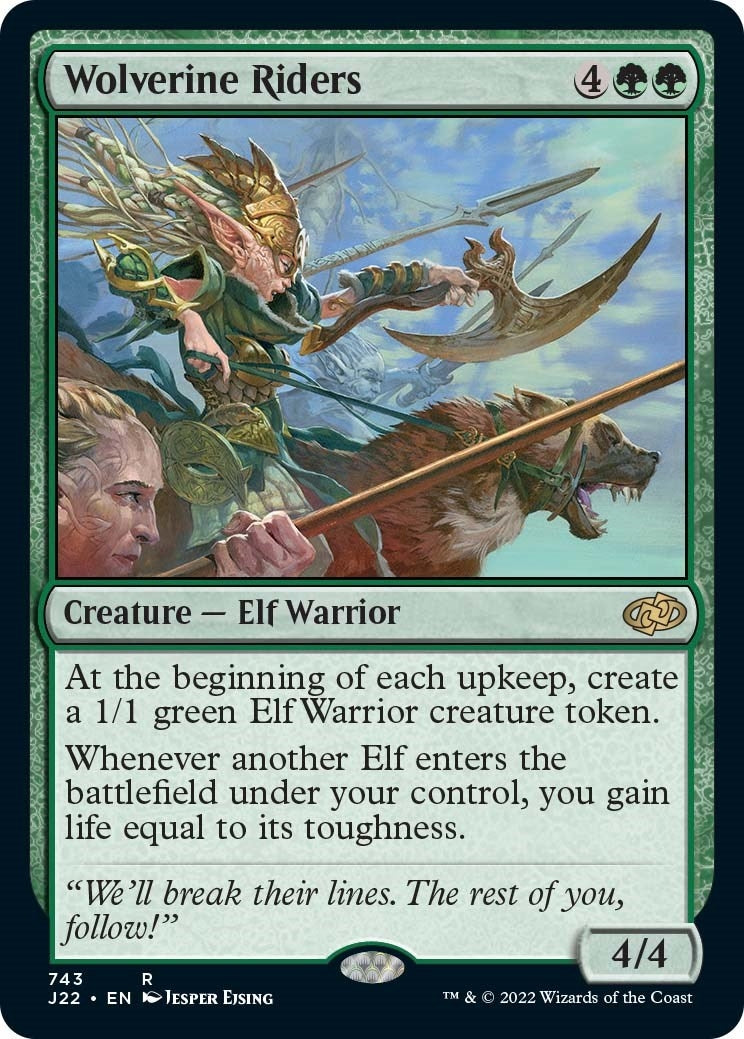 Image for Wolverine Riders (743) (J22) - Magic: The Gathering