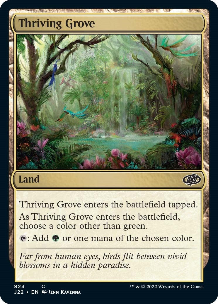 Image for Thriving Grove (823) (J22) - Magic: The Gathering