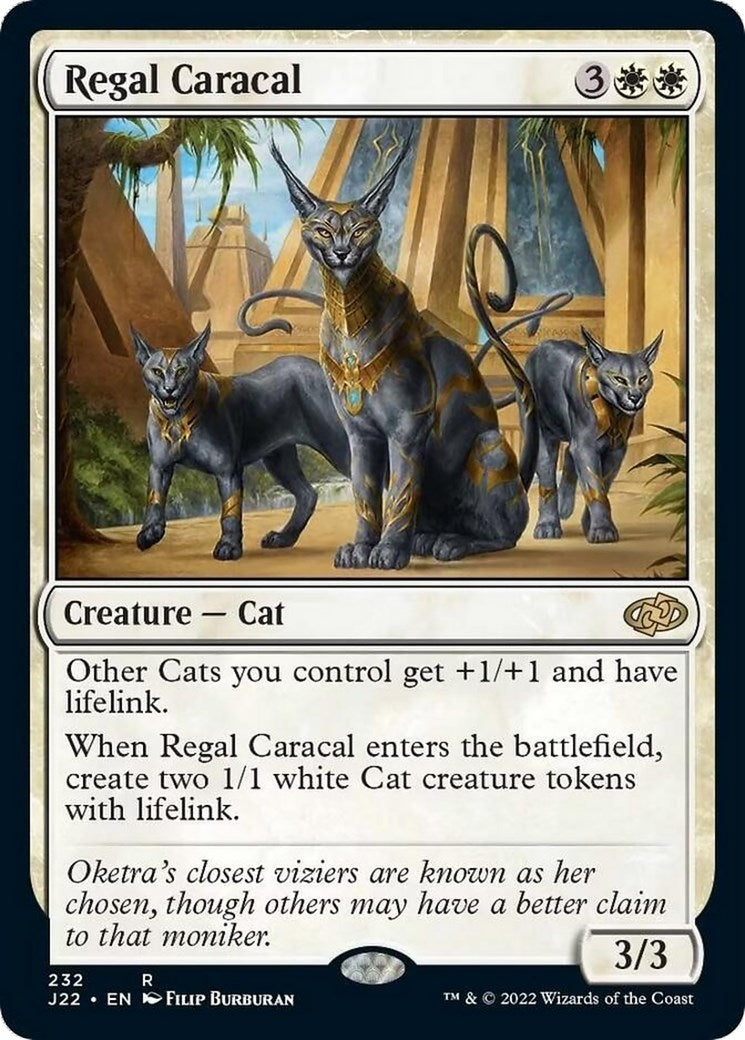 Image for Regal Caracal (232) (J22) - Magic: The Gathering