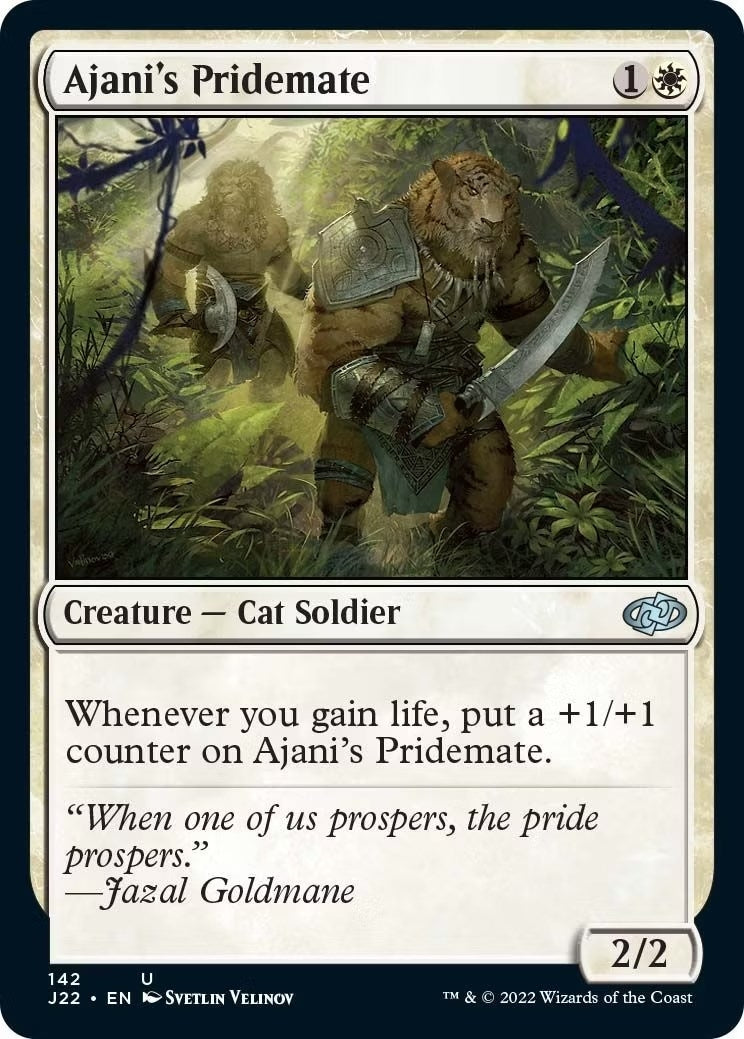 Image for Ajani's Pridemate (142) (J22) - Magic: The Gathering