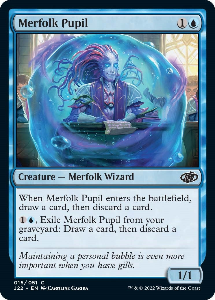 Image for Merfolk Pupil (15) (J22) - Magic: The Gathering