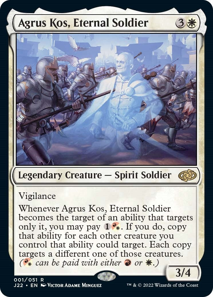 Image for Agrus Kos, Eternal Soldier (1) (J22) - Magic: The Gathering