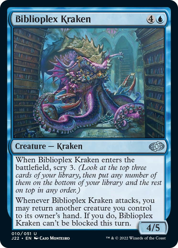 Image for Biblioplex Kraken (10) (J22) - Magic: The Gathering