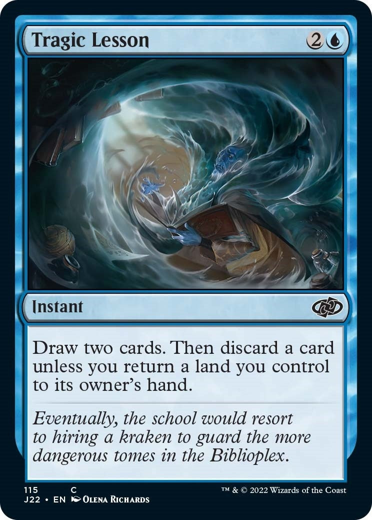 Image for Tragic Lesson (115) (J22) - Magic: The Gathering