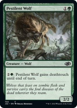 Image for Pestilent Wolf (705) (J22) - Magic: The Gathering
