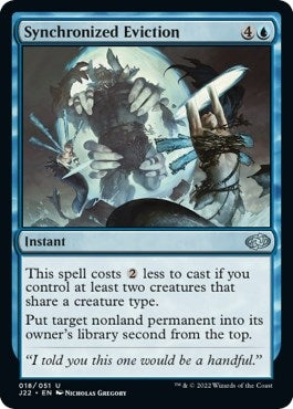 Image for Synchronized Eviction (18) (J22) - Magic: The Gathering