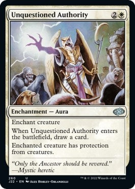 Image for Unquestioned Authority (260) (J22) - Magic: The Gathering