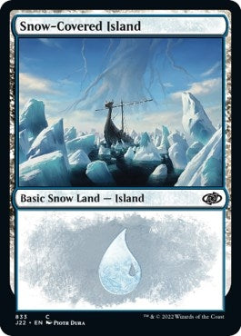 Image for Snow-Covered Island (833) (J22) - Magic: The Gathering
